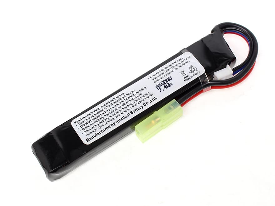 G&P 7.4V 1000mAh (30C)リチウムポリマーバッテリー LIPO [コネクタ形状：2P / 7.2VミニS]