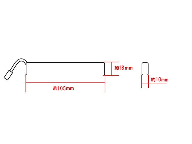 G&P 7.4V 1000mAh (30C)リチウムポリマーバッテリー LIPO [コネクタ形状：2P / 7.2VミニS]