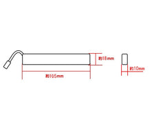 G&P 7.4V 1000mAh (30C)リチウムポリマーバッテリー LIPO [コネクタ形状：2P / 7.2VミニS]