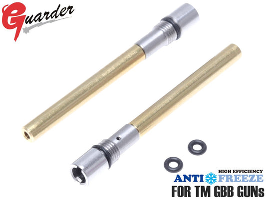 GUARDER ステンレス インプットバルブ ロング 2Pcs [適合機種：東京マルイ / VFC/WE/KJ]