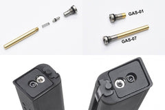 GUARDER ステンレス インプットバルブ ロング 2Pcs [適合機種：東京マルイ / VFC/WE/KJ]