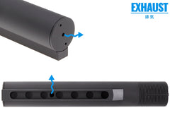 GUARDER アルミCNC 6ポジション バッファチューブ for マルイ GBB M4