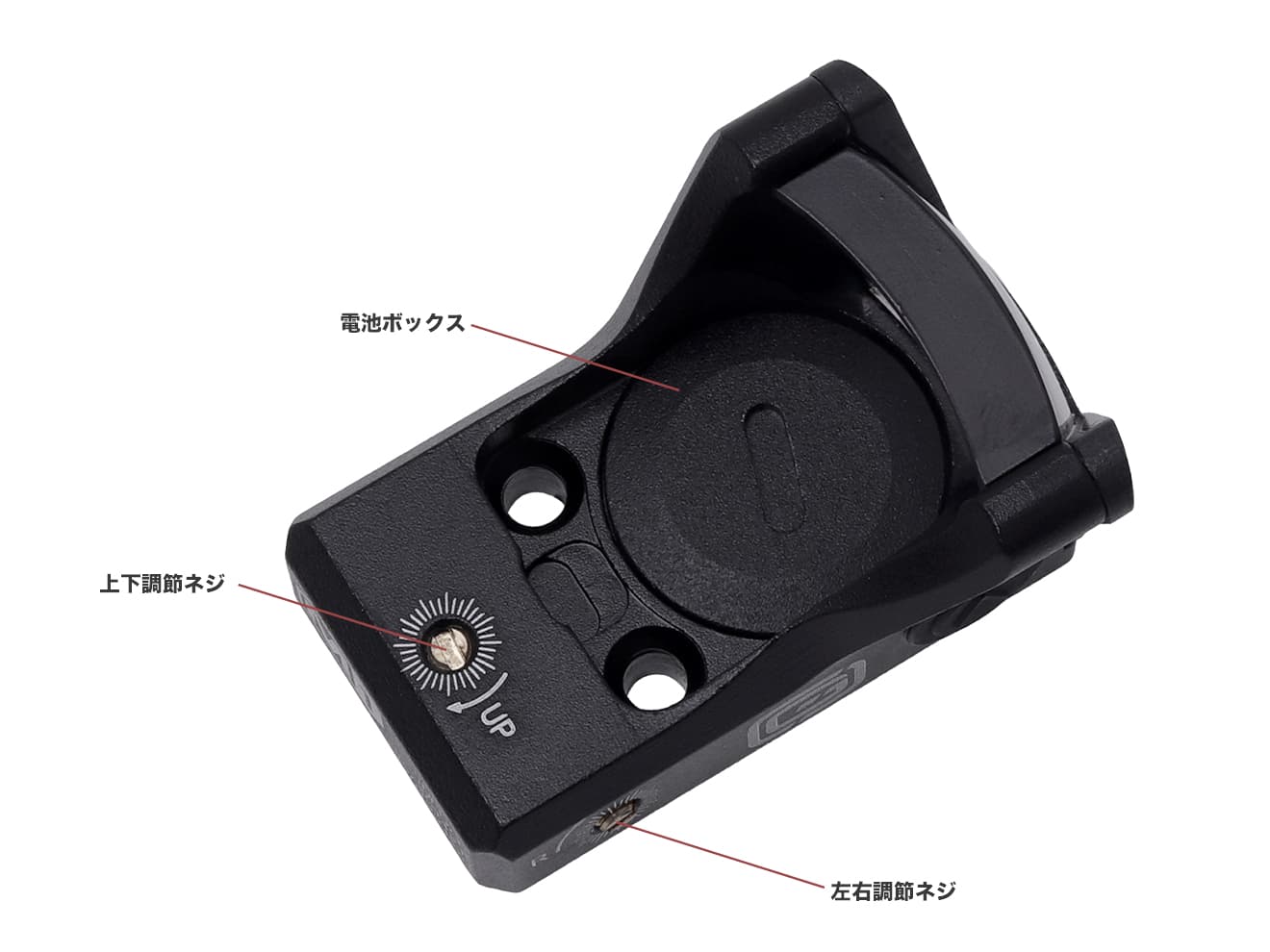 MILITARY-BASE M1 レッドドットサイト w /  GLOCKマウント(UMAREX) [カラー：BK / DE / RED]