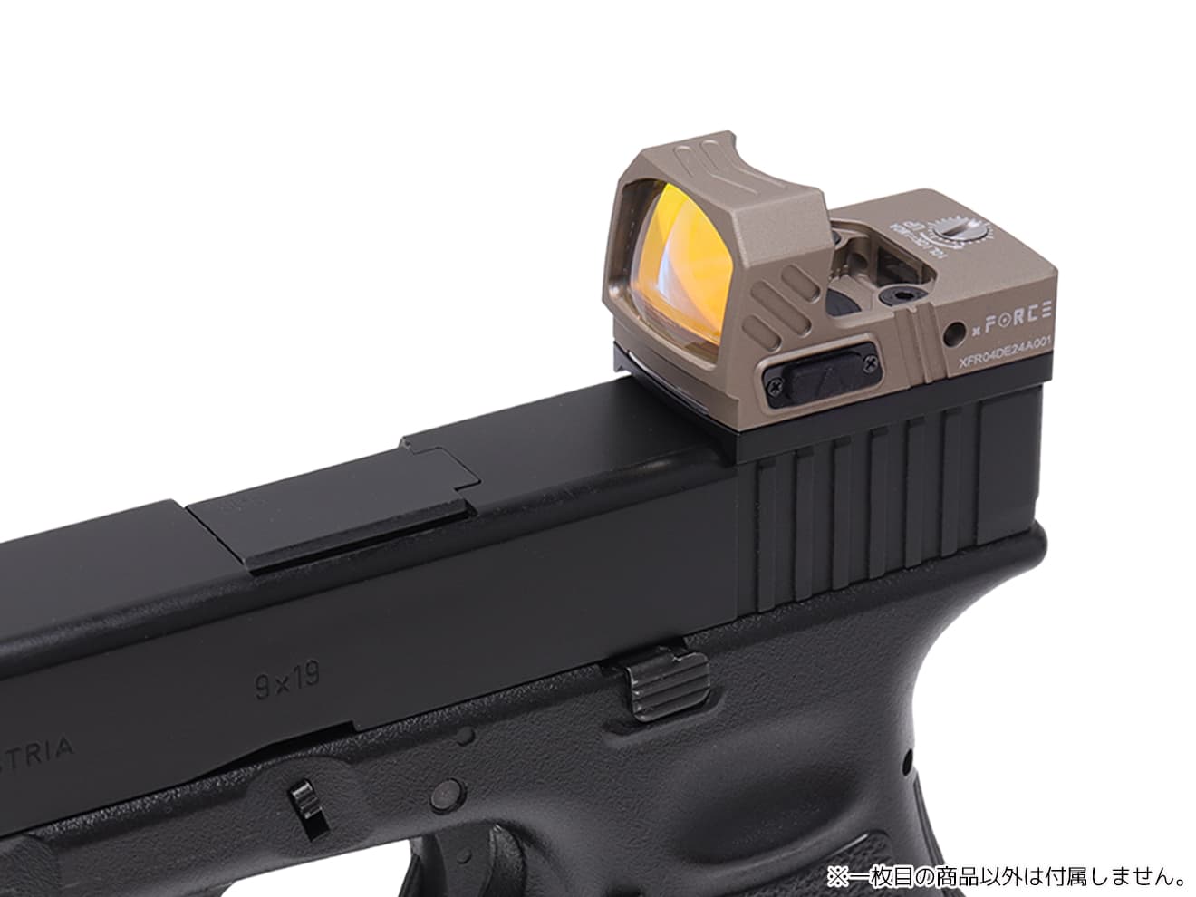 xFORCE XR4 ミニレッドドットサイト w/キルフラッシュ+GLOCKマウント [カラー：BK / DE]