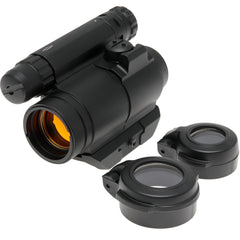 MILITARY BASE M5type レッドドットサイト ローマウント w/キルフラッシュ&フリップアップキャップ [カラー：BK / TAN]