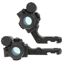 MILITARY BASE M5type レッドドットサイト オフセットマウント w/キルフラッシュ&フリップアップキャップ