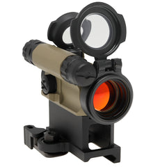 MILITARY BASE M5type レッドドットサイト ハイマウント w/キルフラッシュ&フリップアップキャップ [カラー：BK / TAN]
