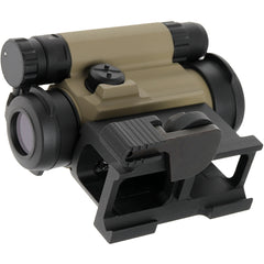 MILITARY BASE M5type レッドドットサイト ハイマウント w/キルフラッシュ&フリップアップキャップ [カラー：BK / TAN]