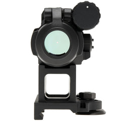 MILITARY BASE M5type レッドドットサイト ハイマウント w/キルフラッシュ&フリップアップキャップ [カラー：BK / TAN]