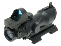 MILITARY BASE RCO TA01ECOS 4×32 タクティカル CQBスコープ [カラー：BK / TAN]