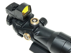 MILITARY BASE RCO TA01ECOS 4×32 タクティカル CQBスコープ [カラー：BK / TAN]