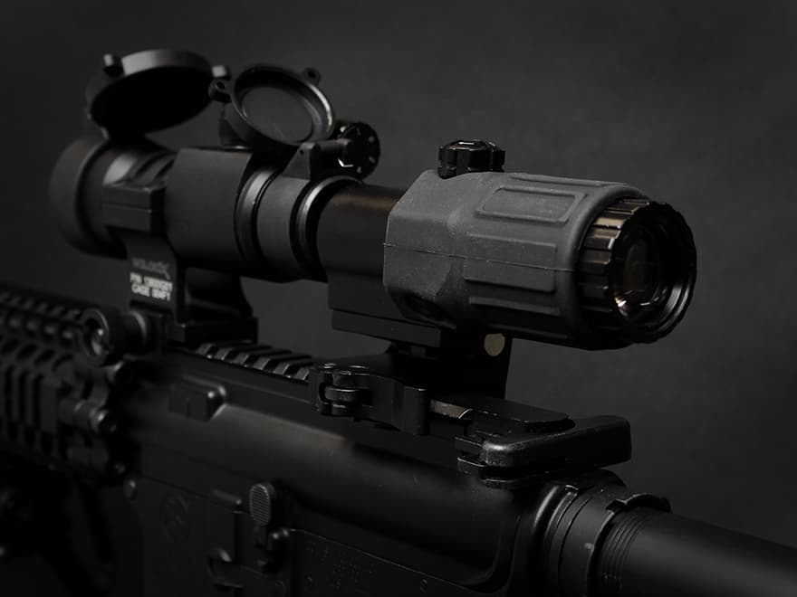 MILITARY BASE G33 3xマグニファイア NewFTSマウント BK [カラー：BK / DE]