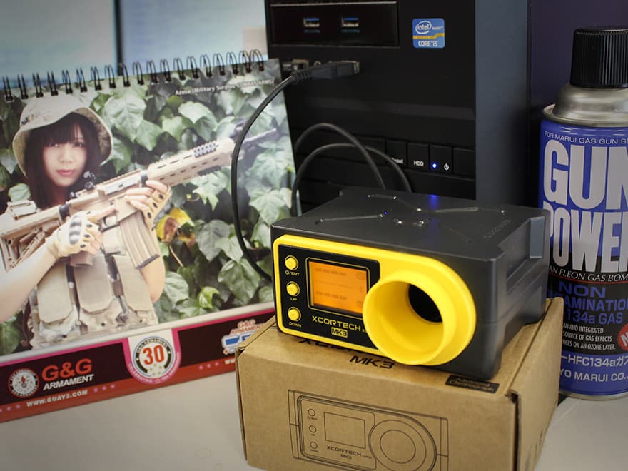 180日間保証＆日本語取説付 XCORTECH X3200Mk3 弾速計  [商品構成：本体のみ / 本体＋三脚 / 本体＋電池]