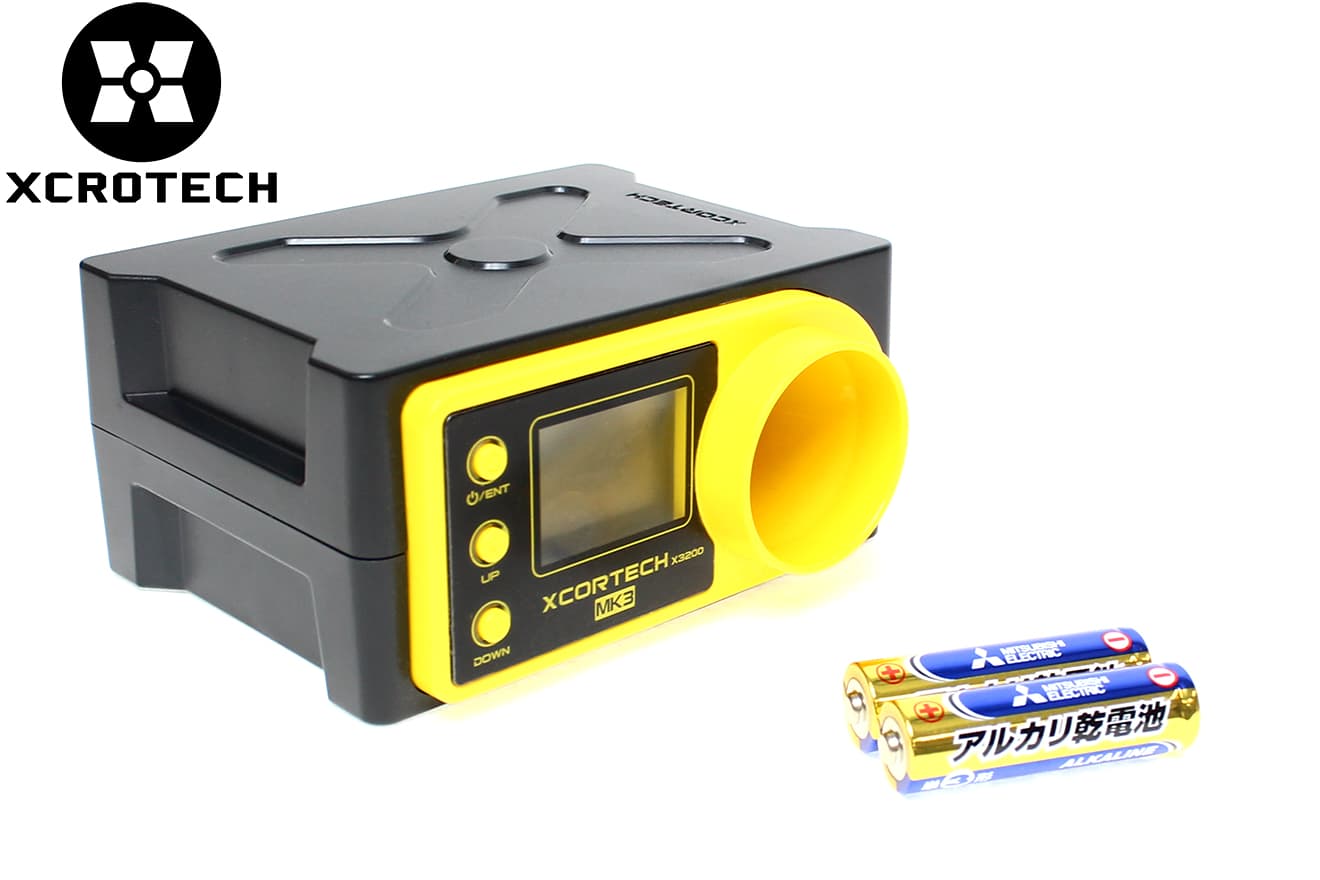 180日間保証＆日本語取説付 XCORTECH X3200Mk3 弾速計  [商品構成：本体のみ / 本体＋三脚 / 本体＋電池]