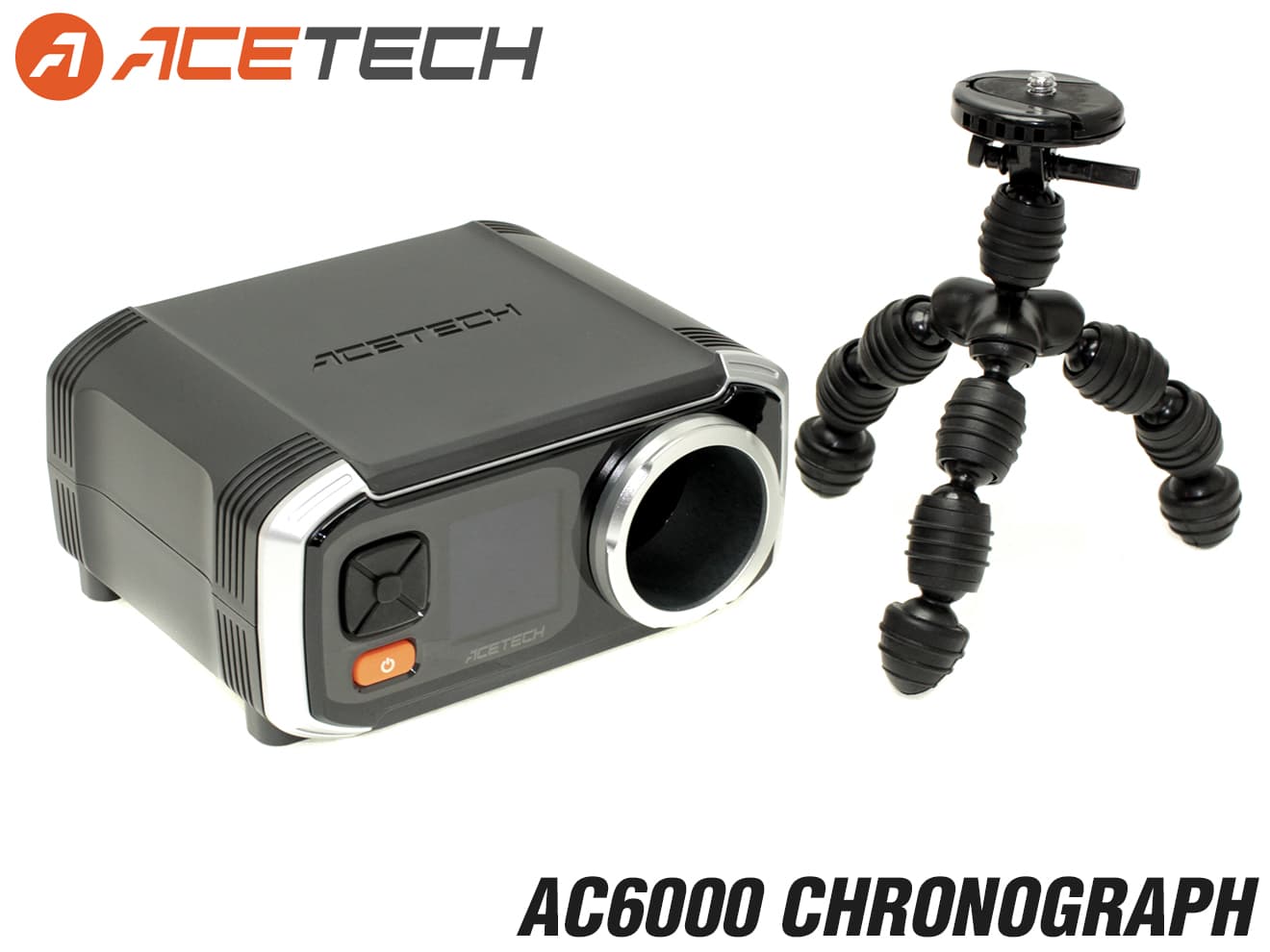 1年間保証＆日本語取説付 ACETECH AC6000 弾速計  [商品構成：本体のみ / 本体+電池 / 本体+三脚]