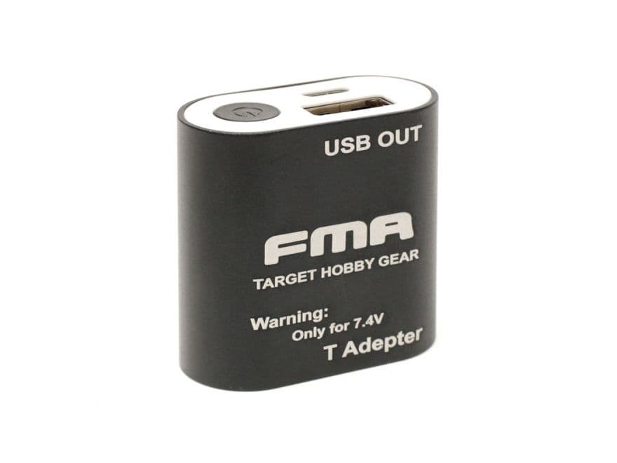 FMA スモール チャージングコンバーター リポ用 (Tコネクター) [電圧/カラー：11.1V BK / 11.1V DE / 7.4V BK]