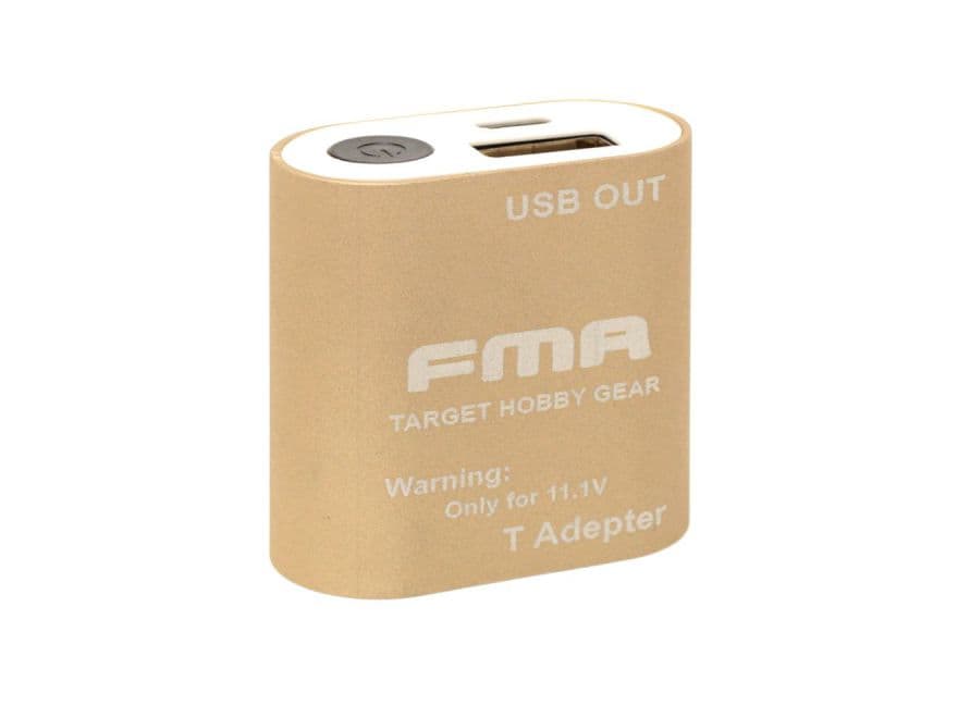 FMA スモール チャージングコンバーター リポ用 (Tコネクター) [電圧/カラー：11.1V BK / 11.1V DE / 7.4V BK]
