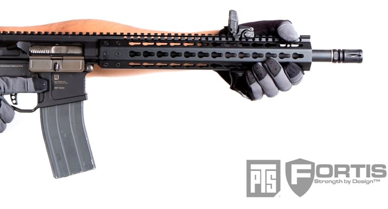 【正規品】PTS FORTIS SHIFT ショート アングル グリップ KEYMOD [カラー：ブラック / ダークアース]