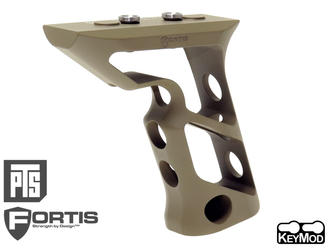 【正規品】PTS FORTIS SHIFT バーティカルグリップ KEYMOD [カラー：ブラック / ダークアース]