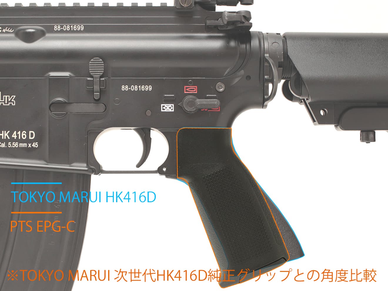 PTS EPG-C エンハンスド ポリマーグリップ コンパクト AEG [カラー：BK