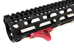 MILITARY BASE B5 ショート K タイプ CNC グリップストップ [カラー・適合：BK・Keymod / DE・Keymod / RED・Keymod / SV・Keymod / BK・M-LOK / DE・M-LOK / RED・M-LOK]