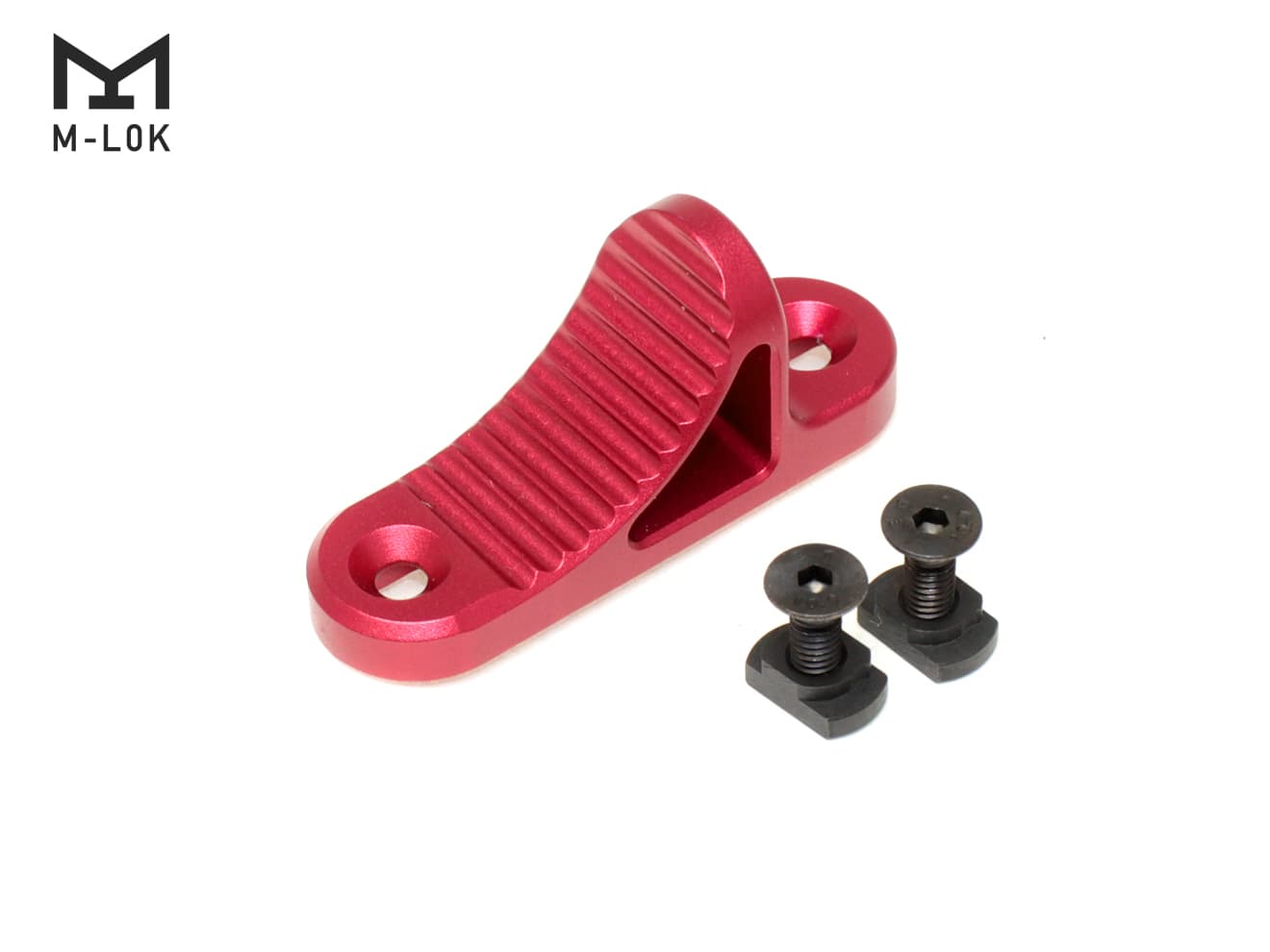 MILITARY BASE B5 ショート K タイプ CNC グリップストップ [カラー・適合：BK・Keymod / DE・Keymod / RED・Keymod / SV・Keymod / BK・M-LOK / DE・M-LOK / RED・M-LOK]