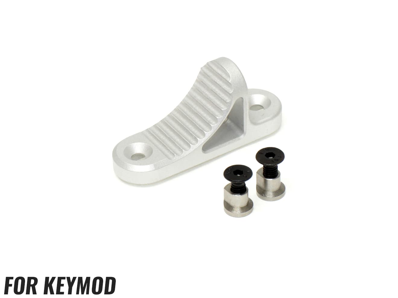 MILITARY BASE B5 ショート K タイプ CNC グリップストップ [カラー・適合：BK・Keymod / DE・Keymod / RED・Keymod / SV・Keymod / BK・M-LOK / DE・M-LOK / RED・M-LOK]