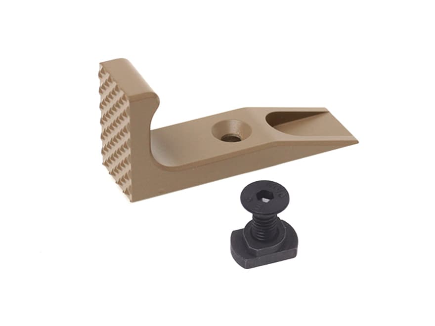 MILITARY BASE SLR タイプ CNC バリケード ハンドストップ Mod2  [カラー：BK / DE / RED] [適合：M-LOK / KeyMod]