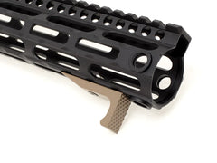 MILITARY BASE SLR タイプ CNC バリケード ハンドストップ Mod2  [カラー：BK / DE / RED] [適合：M-LOK / KeyMod]