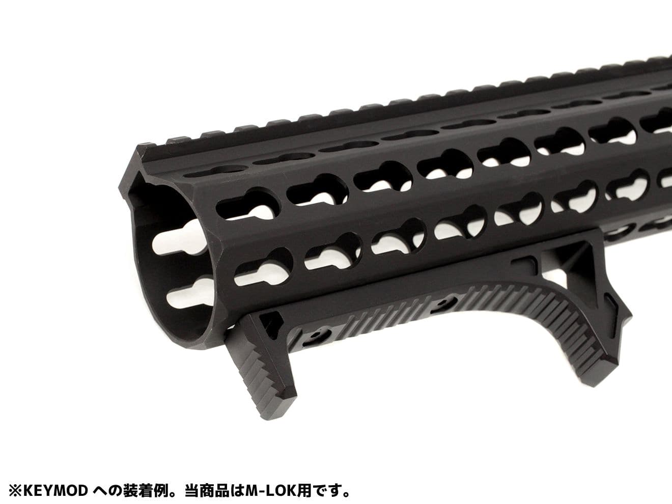 MILITARY BASE SI タイプ CNC カーブドグリップ [カラー・適合：BK・Keymod / DE・Keymod / RED・Keymod / SV・Keymod / BK・M-LOK / DE・M-LOK / RED・M-LOK / SV・M-LOK]