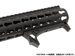 MILITARY BASE SI タイプ CNC カーブドグリップ [カラー・適合：BK・Keymod / DE・Keymod / RED・Keymod / SV・Keymod / BK・M-LOK / DE・M-LOK / RED・M-LOK / SV・M-LOK]