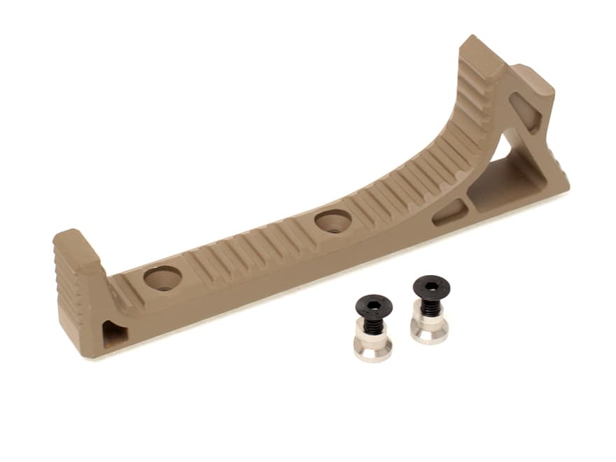 MILITARY BASE SI タイプ CNC カーブドグリップ [カラー・適合：BK・Keymod / DE・Keymod / RED・Keymod / SV・Keymod / BK・M-LOK / DE・M-LOK / RED・M-LOK / SV・M-LOK]