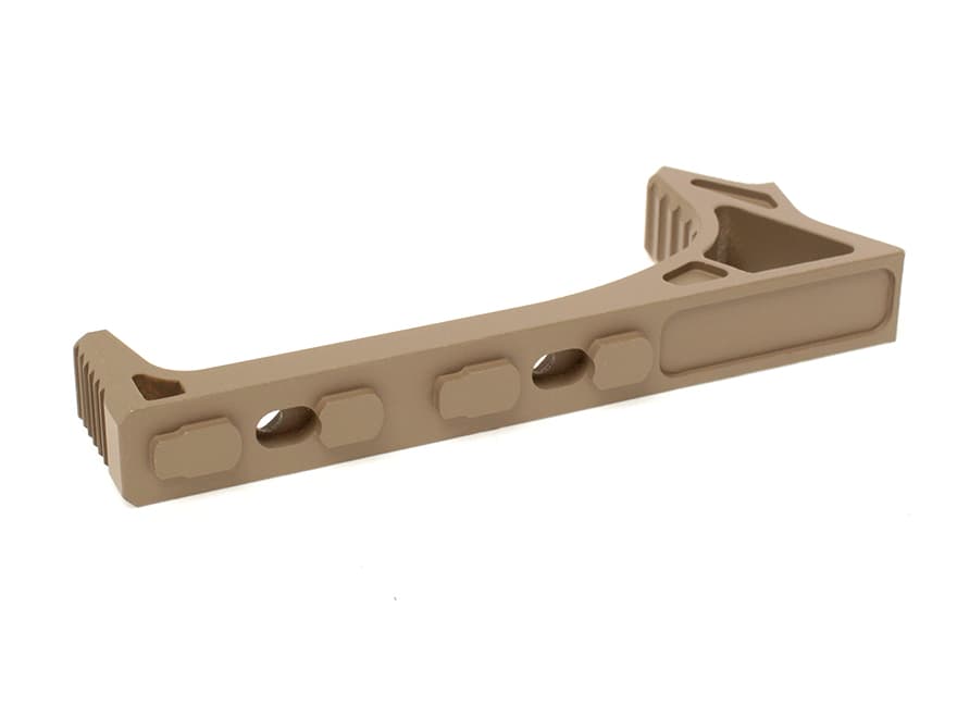 MILITARY BASE SI タイプ CNC カーブドグリップ [カラー・適合：BK・Keymod / DE・Keymod / RED・Keymod / SV・Keymod / BK・M-LOK / DE・M-LOK / RED・M-LOK / SV・M-LOK]