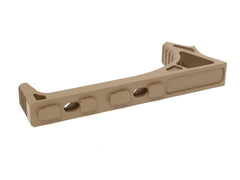 MILITARY BASE SI タイプ CNC カーブドグリップ [カラー・適合：BK・Keymod / DE・Keymod / RED・Keymod / SV・Keymod / BK・M-LOK / DE・M-LOK / RED・M-LOK / SV・M-LOK]