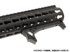 MILITARY BASE SI タイプ CNC カーブドグリップ [カラー・適合：BK・Keymod / DE・Keymod / RED・Keymod / SV・Keymod / BK・M-LOK / DE・M-LOK / RED・M-LOK / SV・M-LOK]