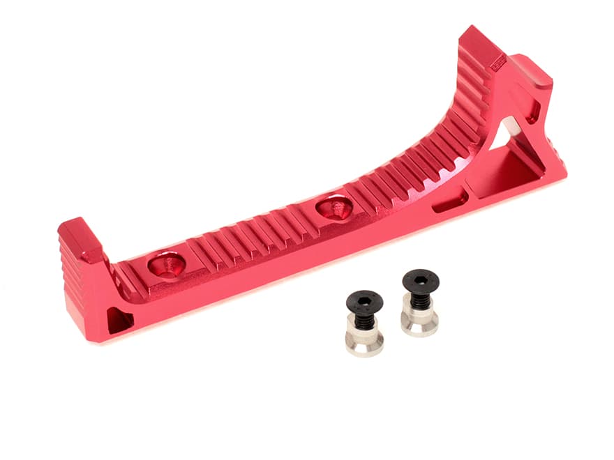 MILITARY BASE SI タイプ CNC カーブドグリップ [カラー・適合：BK・Keymod / DE・Keymod / RED・Keymod / SV・Keymod / BK・M-LOK / DE・M-LOK / RED・M-LOK / SV・M-LOK]