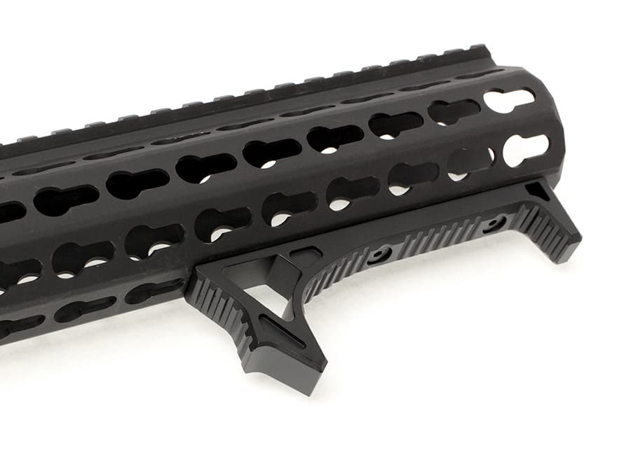 MILITARY BASE SI タイプ CNC カーブドグリップ [カラー・適合：BK・Keymod / DE・Keymod / RED・Keymod / SV・Keymod / BK・M-LOK / DE・M-LOK / RED・M-LOK / SV・M-LOK]