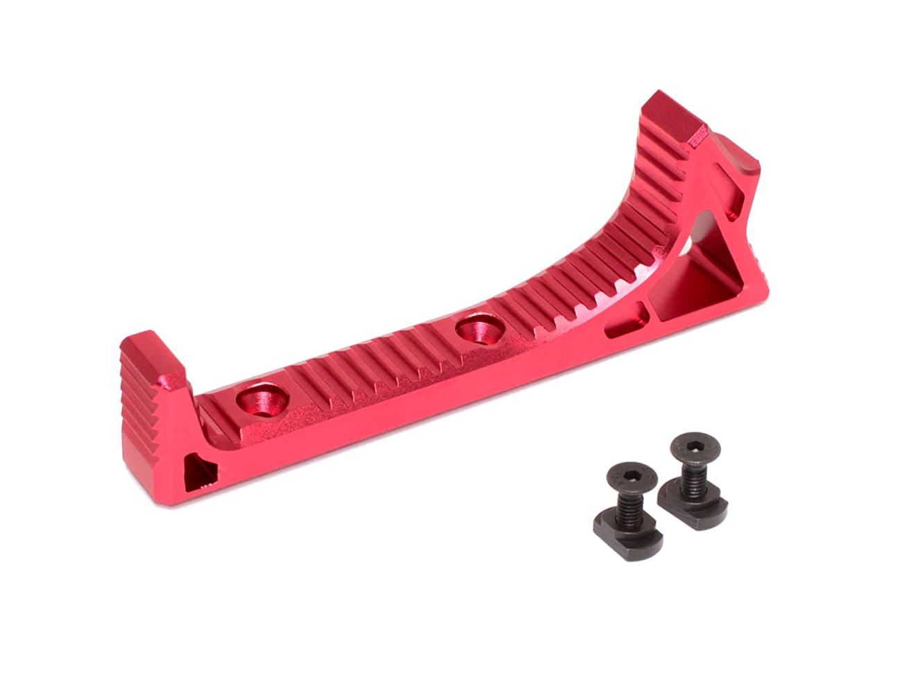 MILITARY BASE SI タイプ CNC カーブドグリップ [カラー・適合：BK・Keymod / DE・Keymod / RED・Keymod / SV・Keymod / BK・M-LOK / DE・M-LOK / RED・M-LOK / SV・M-LOK]