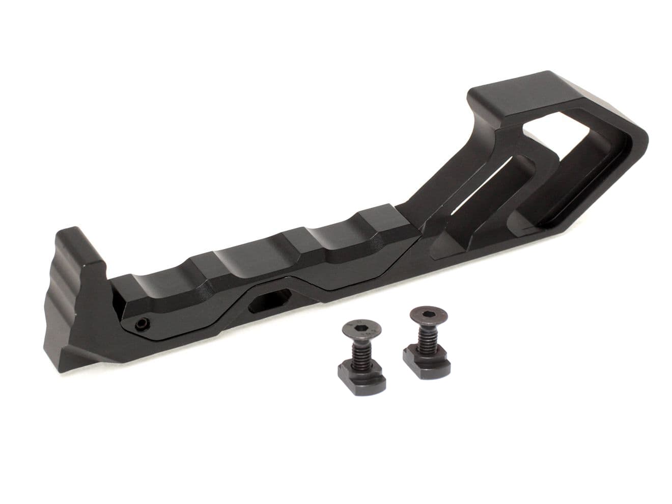 MILITARY BASE TD タイプ CNC MODグリップ [カラー・適合：BK・Keymod / RED・Keymod / BK・M-LOK / RED・M-LOK]