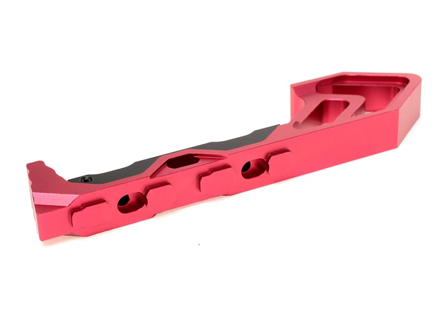 MILITARY BASE TD タイプ CNC MODグリップ [カラー・適合：BK・Keymod / RED・Keymod / BK・M-LOK / RED・M-LOK]