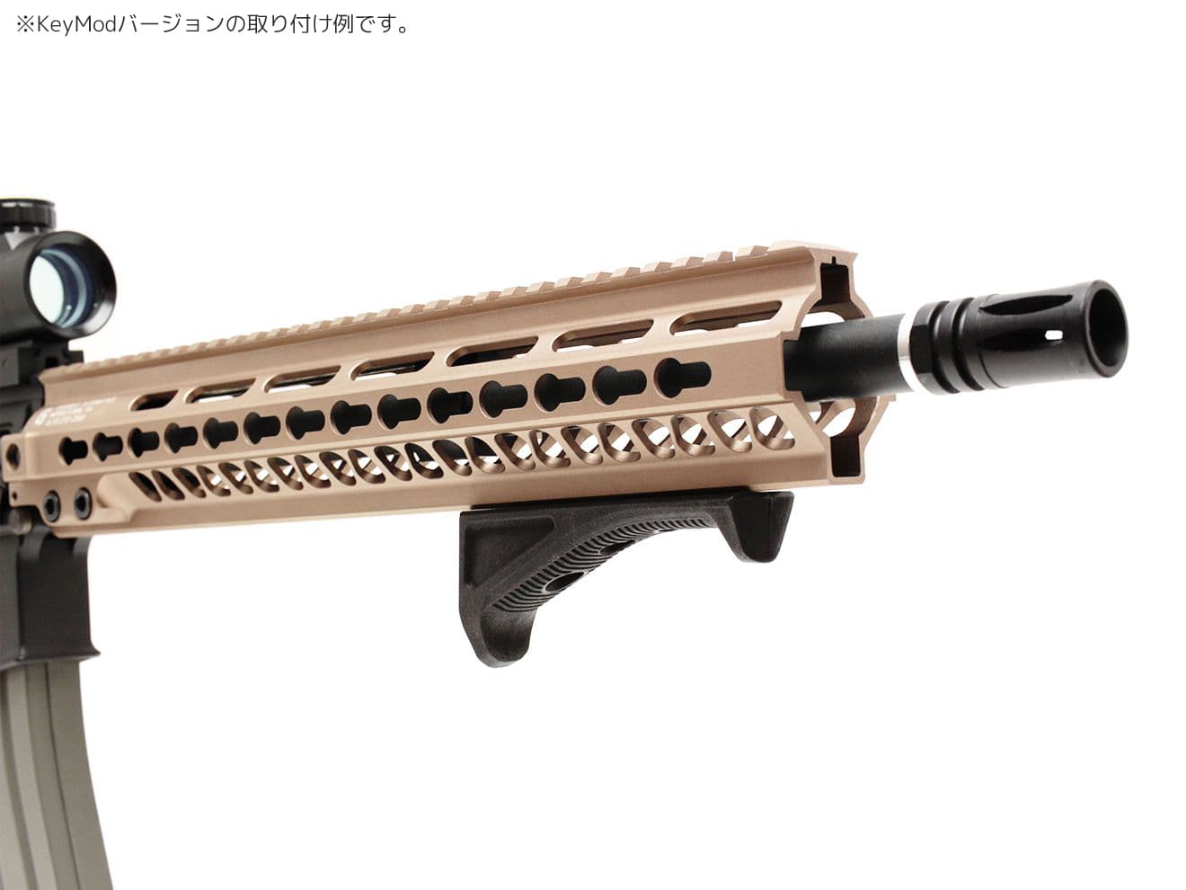 FMA ポリマー アングルグリップ for M-LOK [カラー：BK / DE]