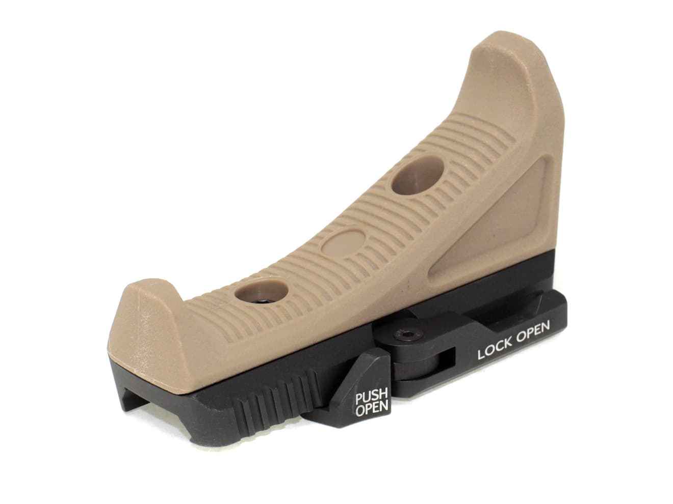 FMA ポリマー アングルグリップ QD for 20mmレール [カラー：BK / DE]