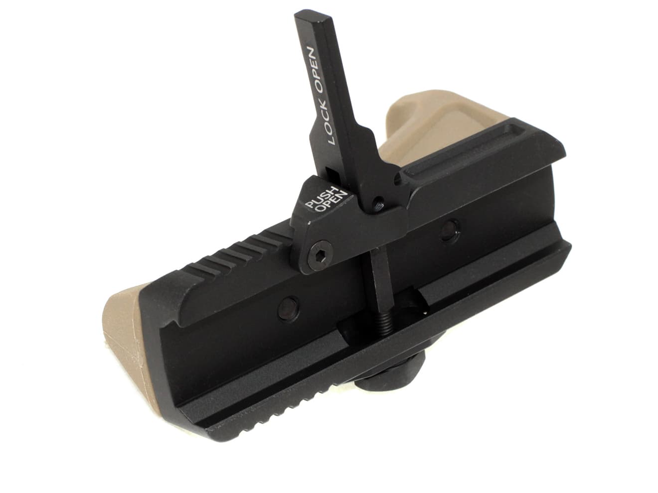 FMA ポリマー アングルグリップ QD for 20mmレール [カラー：BK / DE]