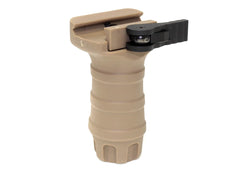 FMA TDスタイル スタッビーバーティカルグリップ QD for 20mmレール [カラー：BK / DE]