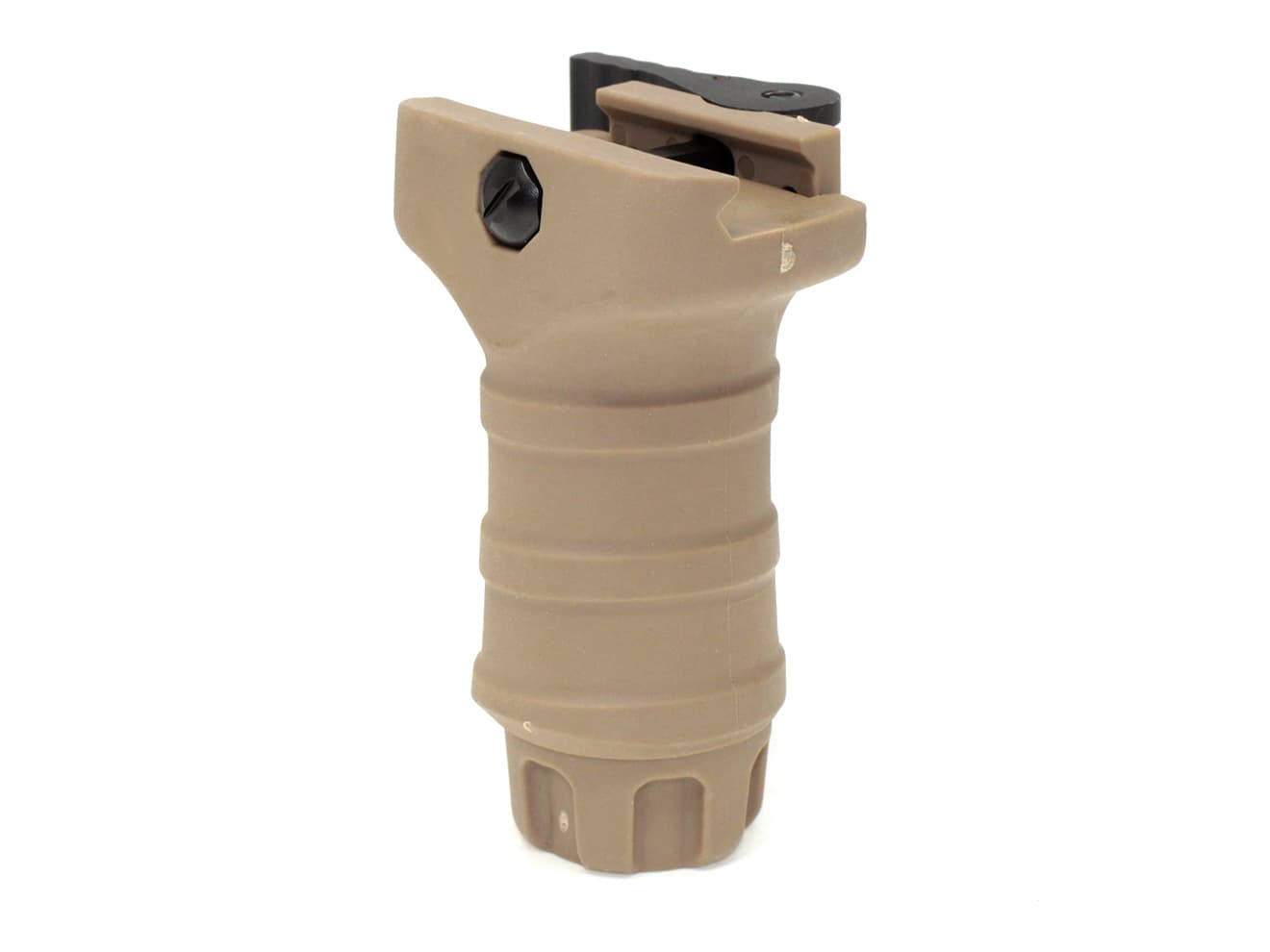 FMA TDスタイル スタッビーバーティカルグリップ QD for 20mmレール [カラー：BK / DE]