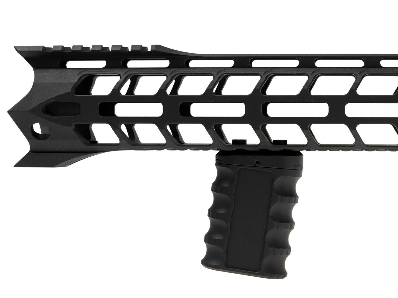 MILITARY BASE 0-8 マルチアングル バーティカルグリップ for Keymod/M-LOK [カラー：BK / FDE][素材：アルミCNC / ポリマー樹脂]