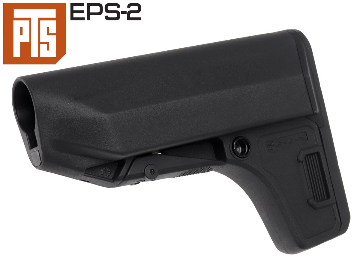 PTS EPS-2 ポリマーストック「M4/M16/HK416 MIL SPECバッファチューブ用] [カラー：BK / DE]