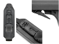 PTS EPS-2 ポリマーストック「M4/M16/HK416 MIL SPECバッファチューブ用] [カラー：BK / DE]