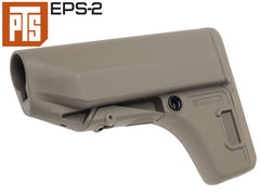 PTS EPS-2 ポリマーストック「M4/M16/HK416 MIL SPECバッファチューブ用] [カラー：BK / DE]