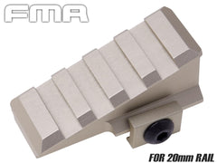 FMA ピラミッドアングル レールマウン for 20mmレール [カラー：BK / DE]
